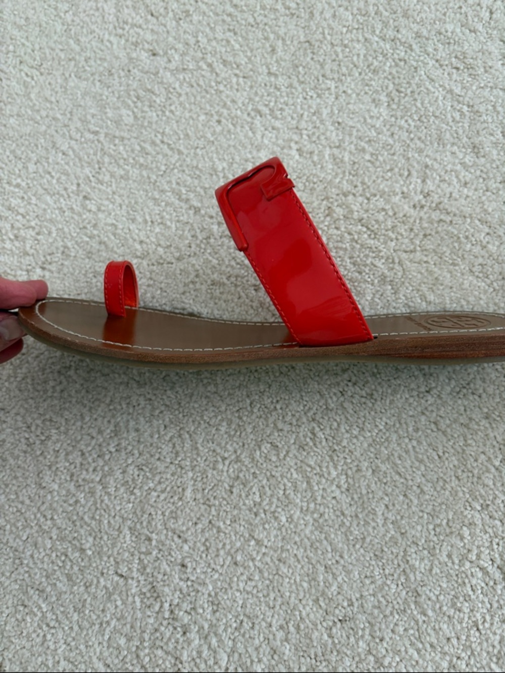 Tory Burch Poppy Red Sandals - Picture 4 of 4